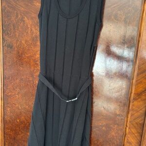 Bally Black Sheath Midi Dress